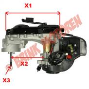GY6 (blok met riem) - Scooter motorblok GY6 50cc lang/lang 139QMB - 7035 (wp 1-3)